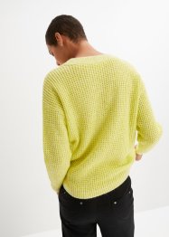 Lockerer Pullover aus Waffelstrick, langarm, bpc bonprix collection