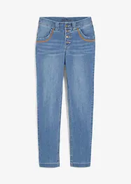 Straight Jeans Mid Waist, Stretch, bonprix