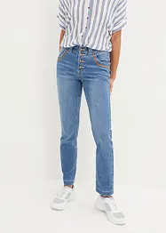 Straight Jeans Mid Waist, Stretch, bonprix