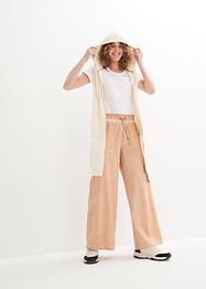 High-Waist-Sweathose mit Cargo Details, knöchelfrei, bpc bonprix collection