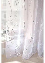 Gardine mit Glanz Druck (1er Pack), bonprix