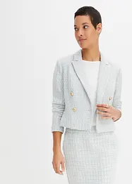 Bouclé-Blazer mit recyceltem Polyester, BODYFLIRT