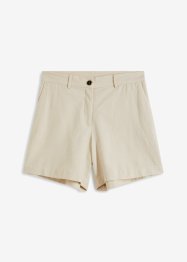 Gerade geschnittene Shorts mit Leinen, bpc bonprix collection