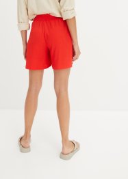 High-Waist-Shorts aus Strukturjersey mit Rundumbequembund, bpc bonprix collection