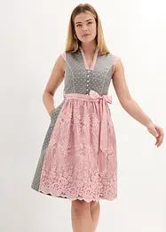 Dirndl mit bestickter Schürze (2-tlg. Set), bonprix