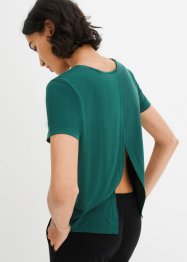 Shirt aus fließender Viskose mit Rückendetail, BODYFLIRT