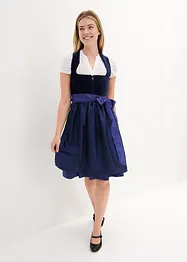 Dirndl mit Samt in Midilänge (2-tlg.Set), bonprix