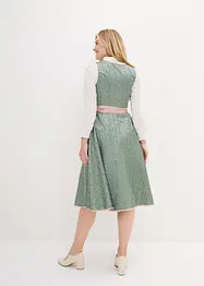 Dirndl mit Schürze in Midilänge (2-tlg. Set), bonprix