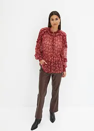 Chiffonbluse mit Rüschen, bonprix