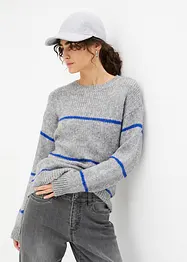 Pullover mit Kontraststreifen, bonprix