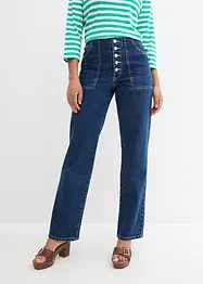 Straight Jeans Mid Waist, Stretch, bonprix