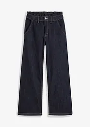 Wide Leg Jeans High Waist, Paperbag, bonprix