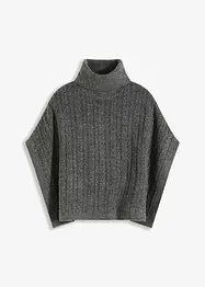 Weit geschnittener Pullover mit Zopfmuster, bonprix