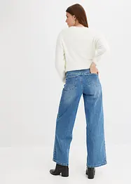 Wide Leg Jeans Mid Waist, bonprix