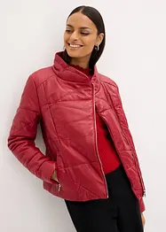 Leder-Steppjacke aus Lammnappa, bonprix