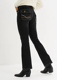 Bootcut Jeans Mid Waist, Thermo, bonprix