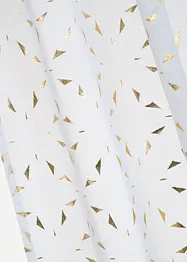 Gardine mit recyceltem Polyester mit Glanzdruck (1er Pack), bonprix