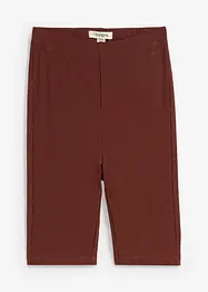 High-Waist-Radler aus Rippjersey, bonprix