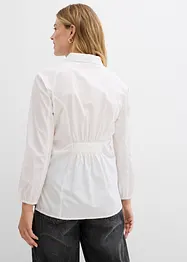 Oversize-Bluse mit Elastikeinsatz, bonprix