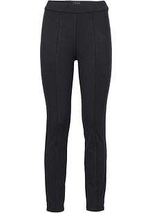 Gut sitzende Leggings in fester Punto Di Roma-Qualität mit Zierknöpfen