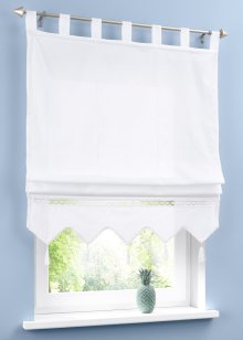 Klettschiene Dekroartiver zeitlosem in weiß, - Sichtschutz Design
