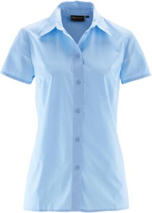 Klassisch-moderne Bluse mit Kent-Kragen - blau - Damen