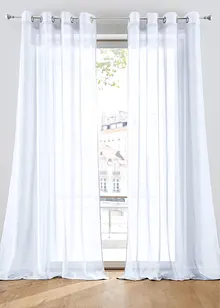 Gardine aus feiner Batist Struktur (1er Pack), bonprix