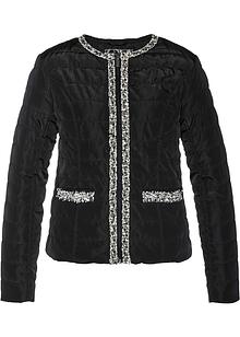 Blouson mit Wendepailletten schwarzgold Damen Blouson mit Wendepailletten schwarzgold Damen