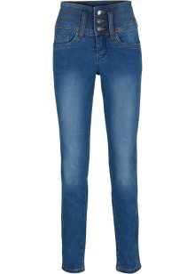 Vielseitige Shaping Stretch Jeans Mit Hohem Bund Blue Stone Normal