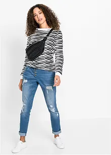 Boyfriend Jeans Mid Waist, rec. Polyester, bonprix