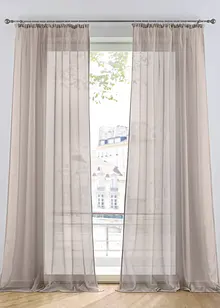 Gardine aus leichtem Voile (1er Pack), bonprix