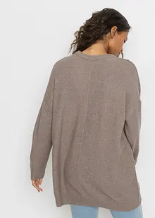 Oversize-Pullover mit Zopfmuster, bonprix