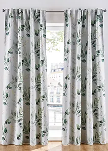 Abdunkelnder Vorhang mit floralem Glanz Druck (1er Pack), bonprix