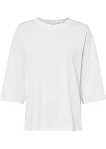 Oversize Shirt aus elastischem Bio-Baumwoll-Mix, bonprix