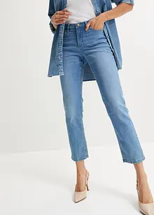 Straight Jeans Mid Waist, cropped, bonprix