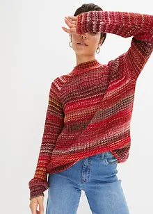 Pullover in Melange-Optik, bonprix