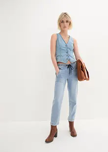 Boyfriend Jeans Mid Waist, cropped, bonprix