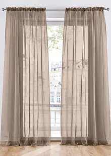 Gardinen aus leichtem Voile (2er Pack), bonprix