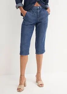 Capri-Boyfriend-Jeans aus TENCEL™ Lyocell, John Baner JEANSWEAR