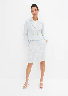 Bouclé-Blazer mit recyceltem Polyester, BODYFLIRT