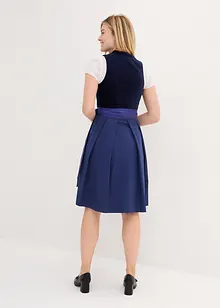 Dirndl mit Samt in Midilänge (2-tlg.Set), bonprix