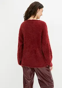 Pullover mit kuscheligem Federgarn, bpc bonprix collection