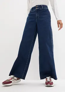 Wide Leg Jeans High Waist, Stretch, bonprix