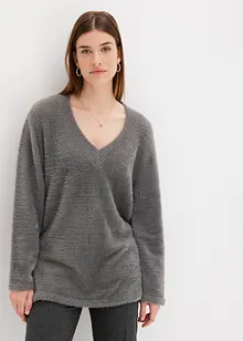 Oversize-Pullover aus Flauschgarn, bonprix