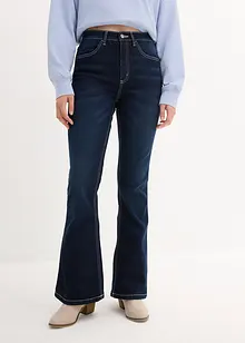 Flared Jeans High Waist, Stretch, John Baner JEANSWEAR