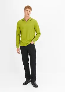 Langarm - Poloshirt aus Bio-Baumwolle, bonprix