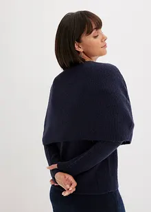 Pullover mit variablem Kragen, bonprix