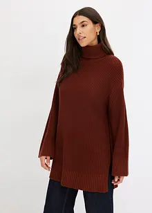 Oversize-Rollkragenpullover, bonprix