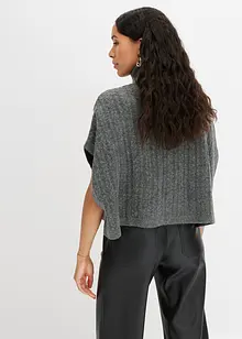 Weit geschnittener Pullover mit Zopfmuster, bonprix