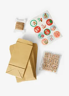 Adventskalender zum Basteln (73-tlg.Set), bonprix